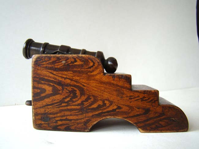 An early 19th miniature Naval Cannon circa 1800-1830